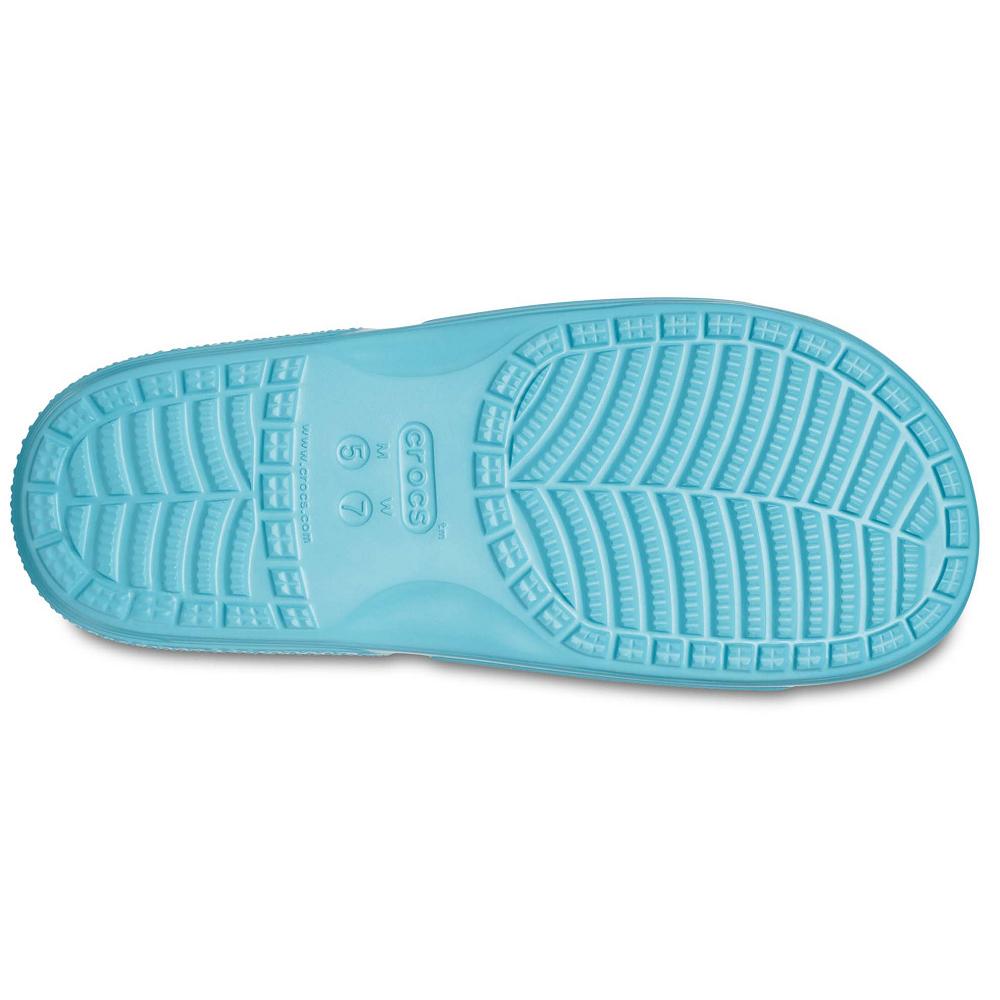 Blue Women's Crocs Classic Slides | NZ 0616KORI